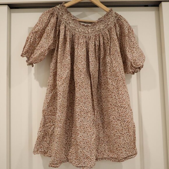 Doen Odessa Brown Floral Mini Dress - Picture 2 of 8